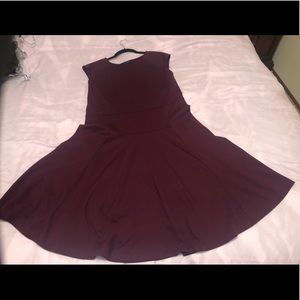 VGUC Land’s END sz L/P Eggplant midi dress